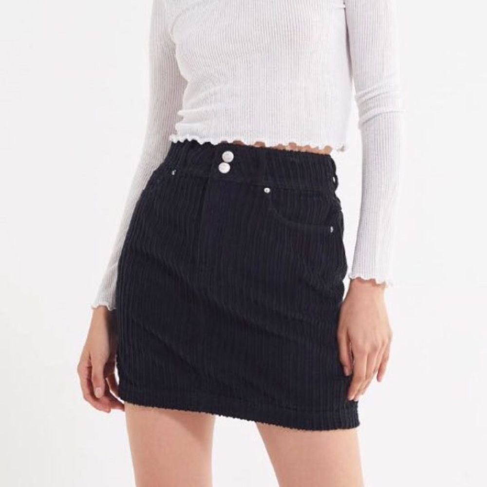 Urban outfitters BDG black corduroy skirt